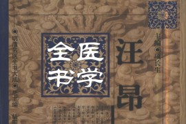 明清名医全书大成(汪昂医学全书 )